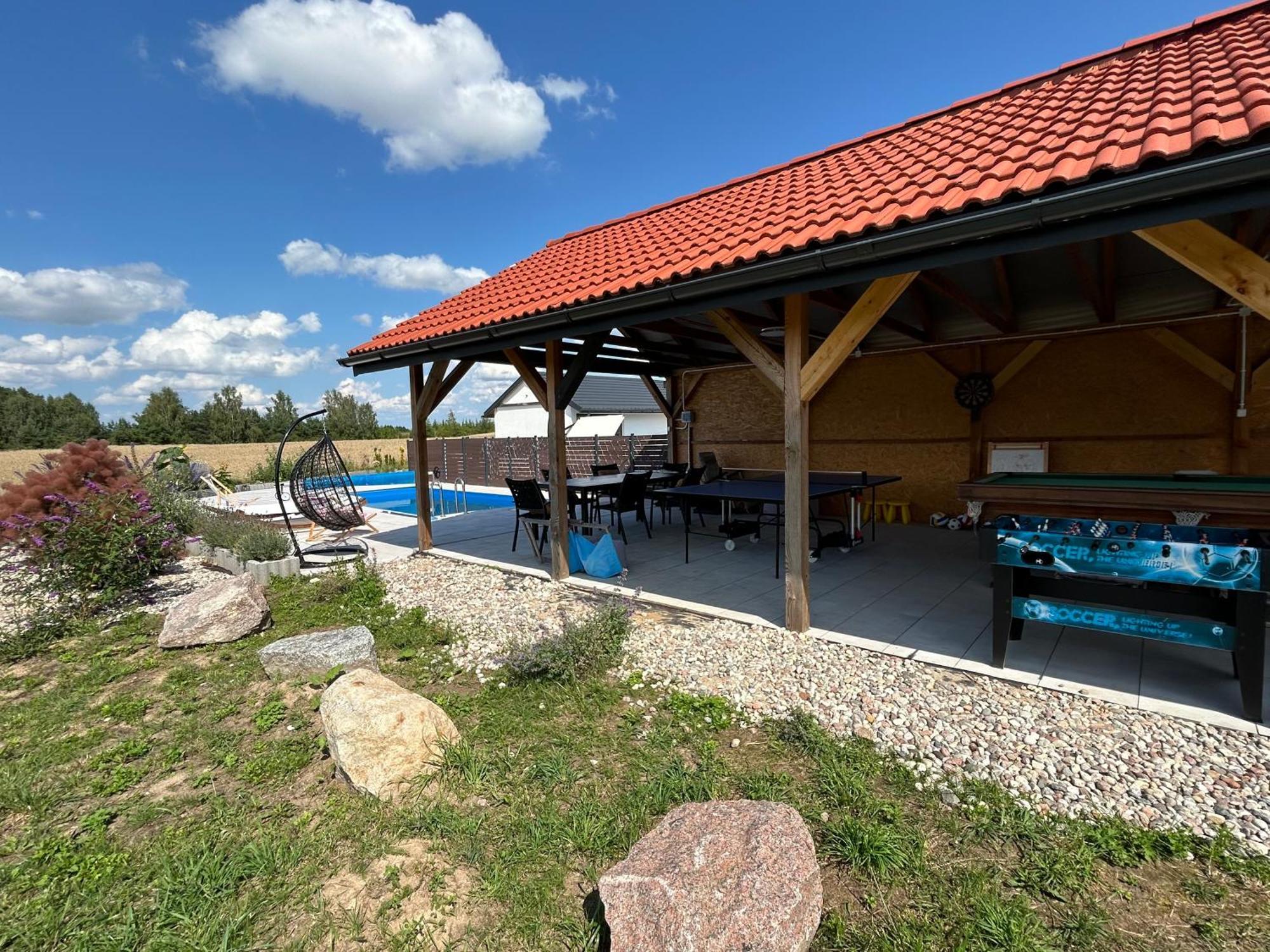 Villa Koniec Swiata Dom 84M2 Z Balia Mikołajki Exterior foto
